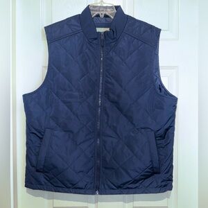 Goodfellow & Co Men's Dark Blue Quilted Vest. Size L. NWOT